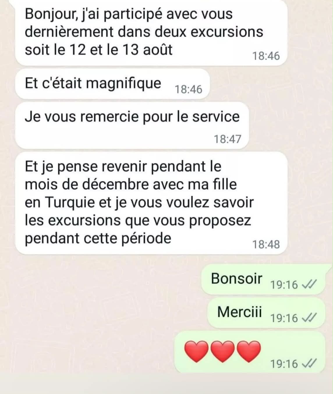 Avis client