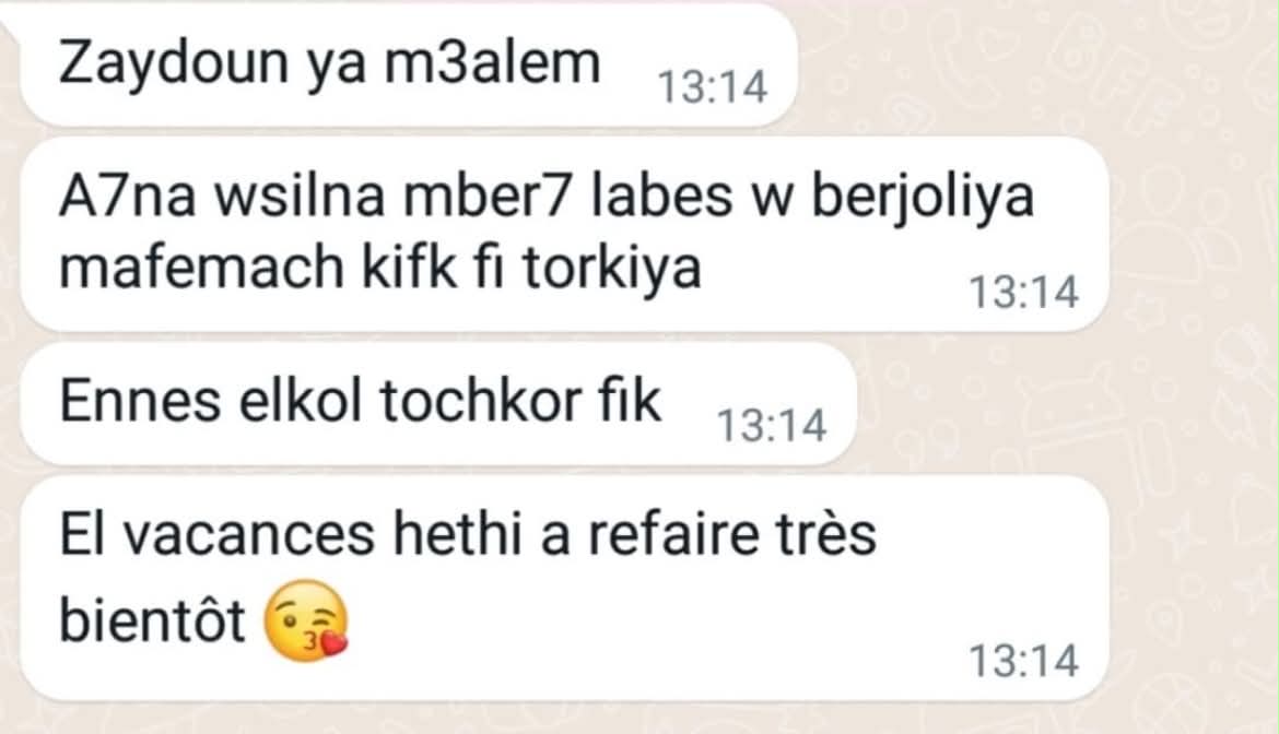 Avis client
